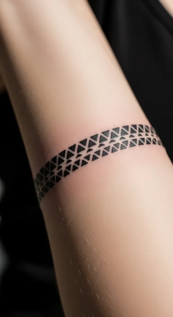 Minimal Triangle Armband