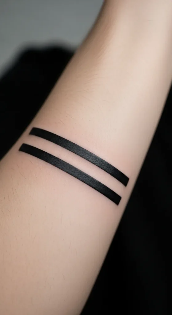 Minimalist Thin Double Bands