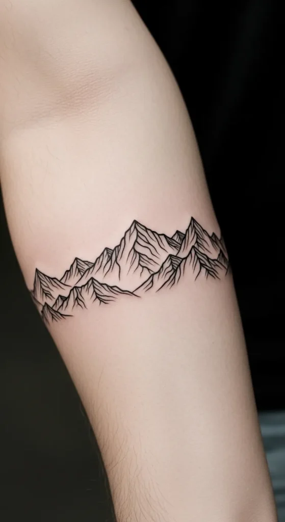 Mountain Silhouette Band