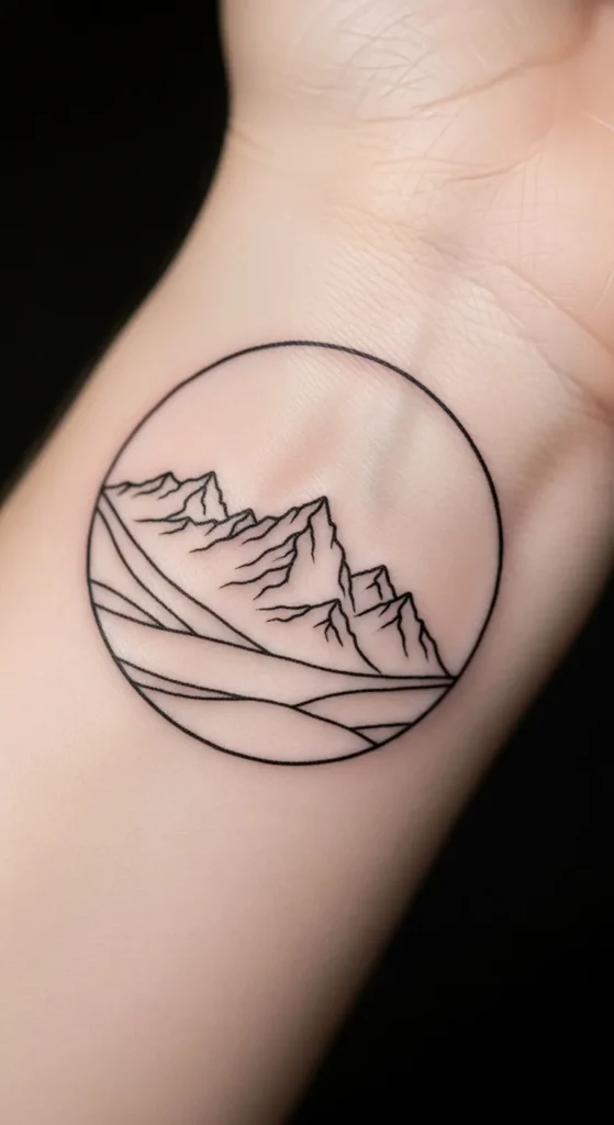 Mountain Silhouette Band