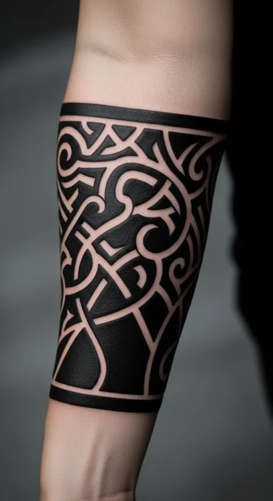 Negative Space Arm Band