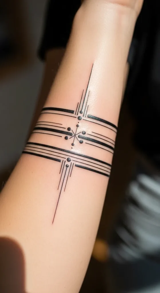 Parallel Lines with Dots
