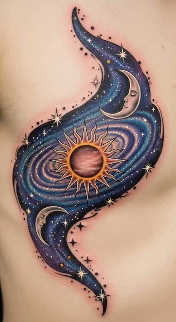 Rib Cage Hidden Galaxy Design