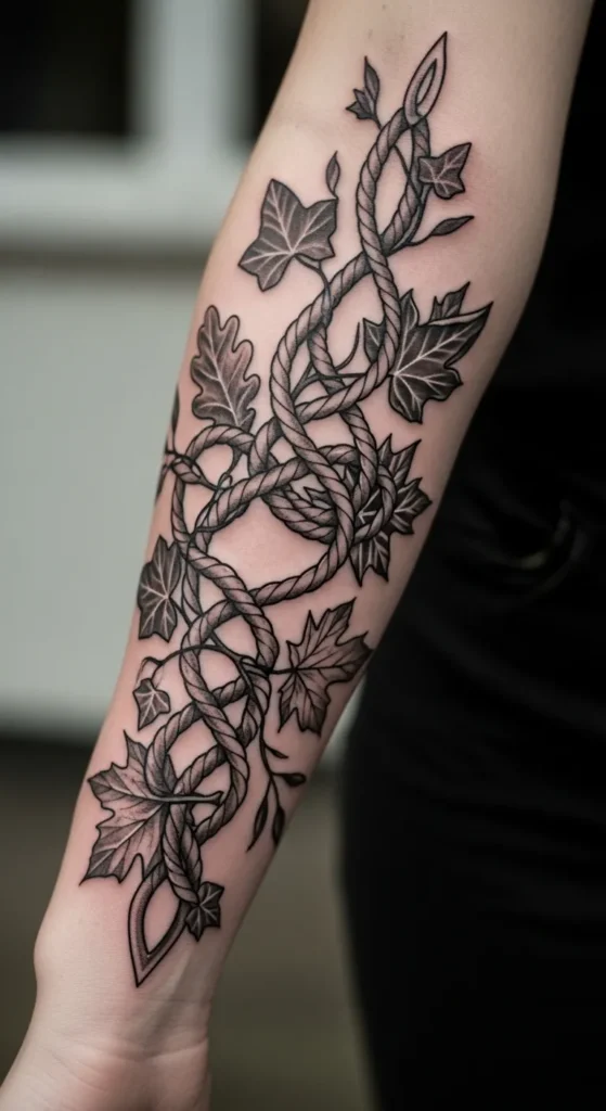 Rope & Leaf Band