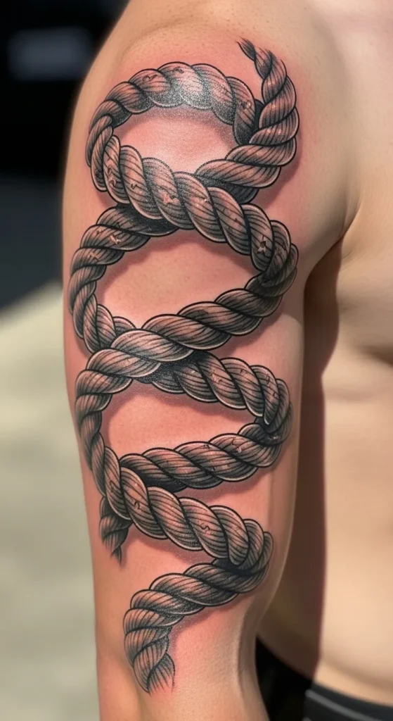 Rope-Wrapped Band