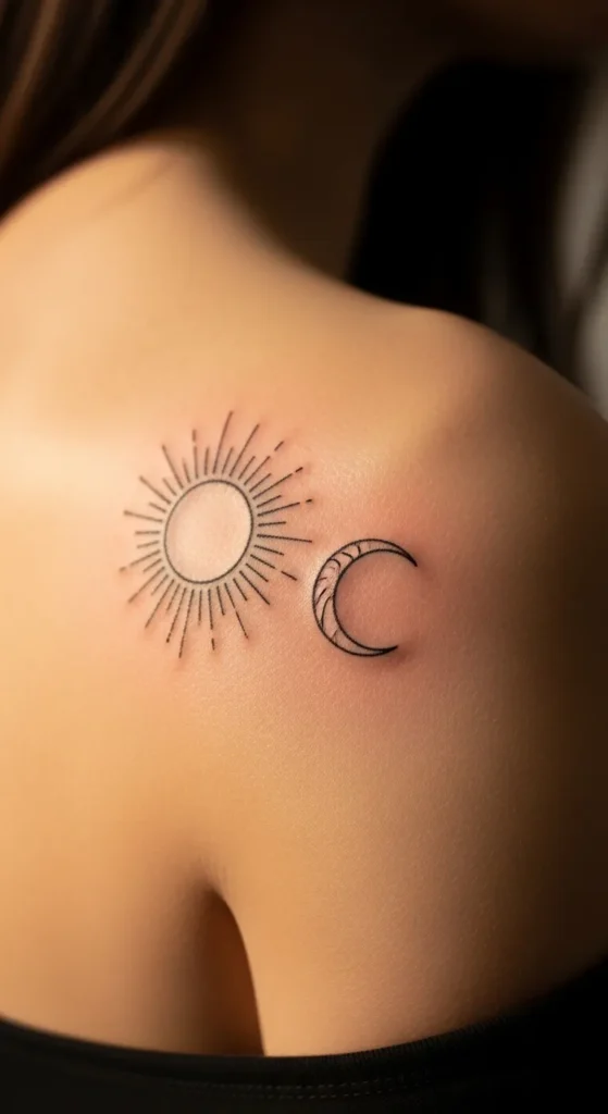 Shoulder Edge Sun Moon Placement