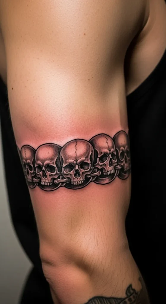  Skull Chain Band