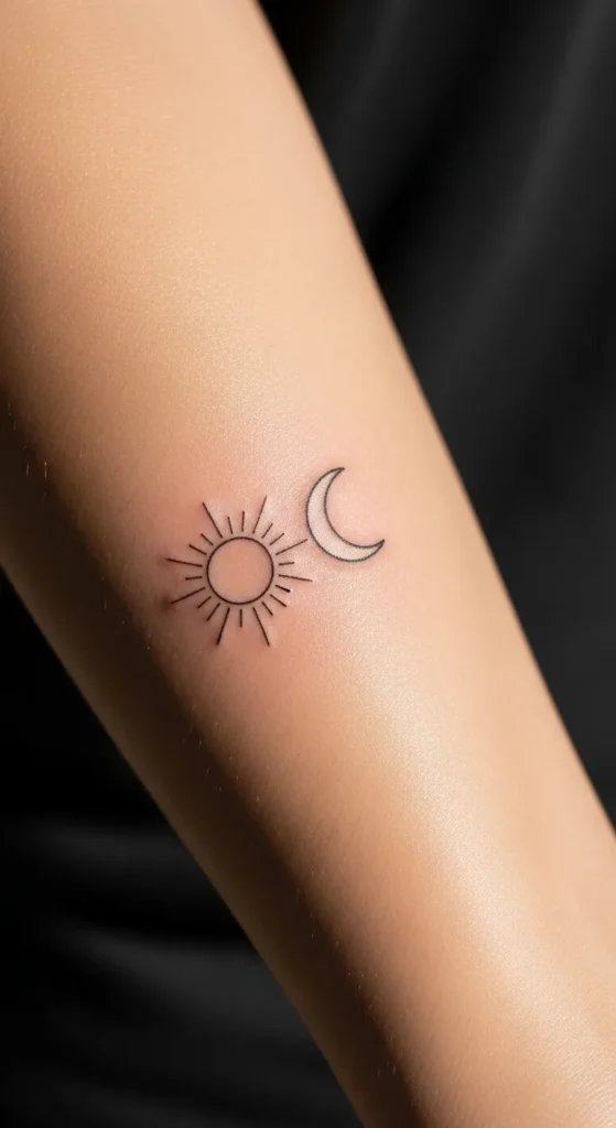 Small Matching Sun and Moon Pair