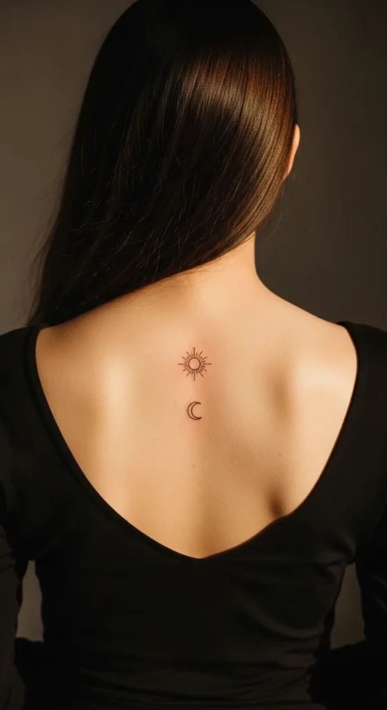 Spine Line Sun and Moon Stack