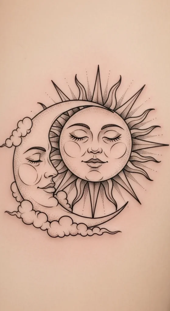 Sun Face and Moon Face Duo