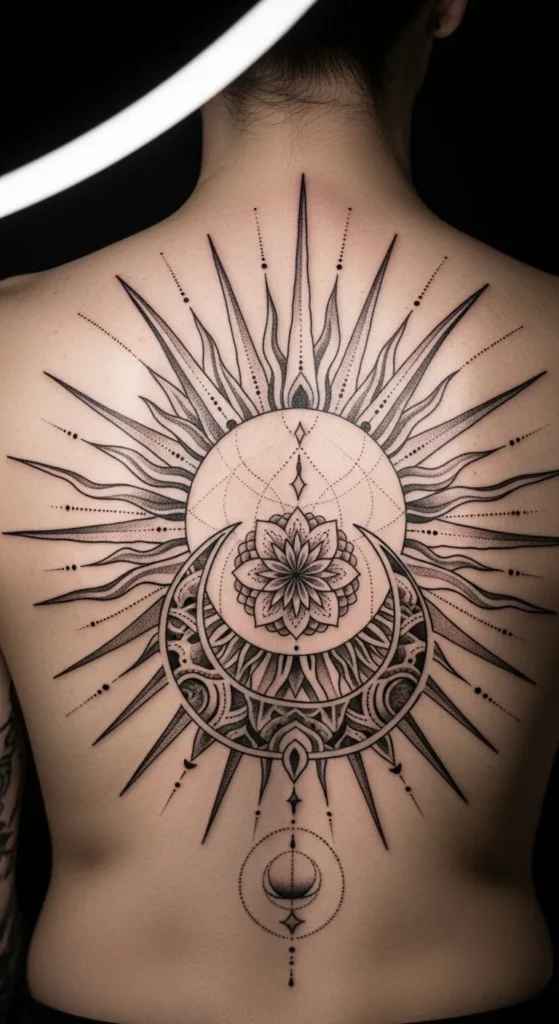 Sun and Moon Mandala Fusion