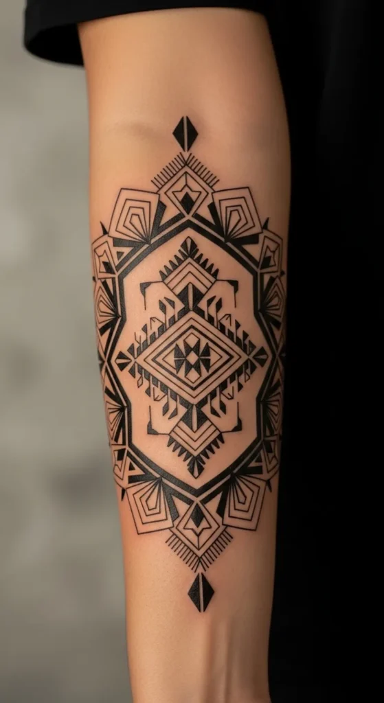 Symmetrical Geometric Band
