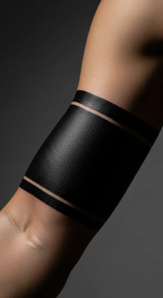 Thick Solid Arm Band
