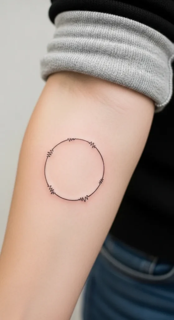 Thin Broken Circle Band
