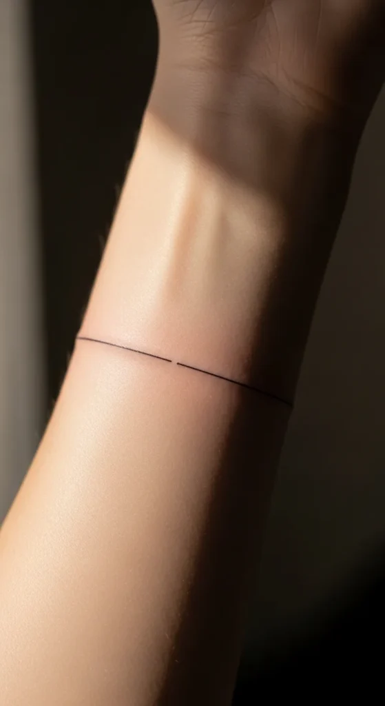 Thin Fine-Line Arm Band