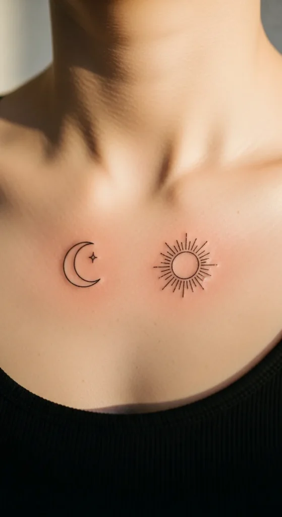  Sun Rising Over Moon Line