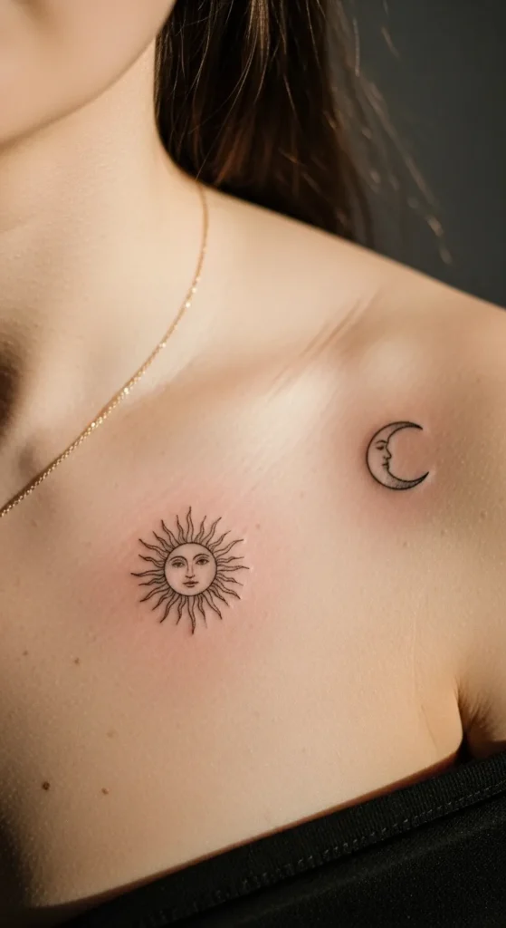 Tiny Shoulder Sun and Moon Duo