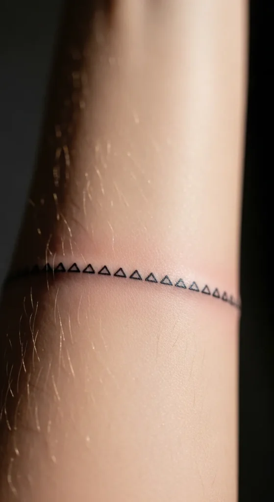 Tiny Triangle Armband