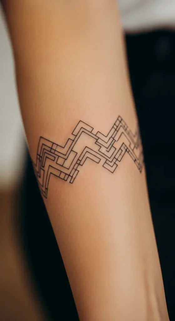 Triangle Pattern Armband