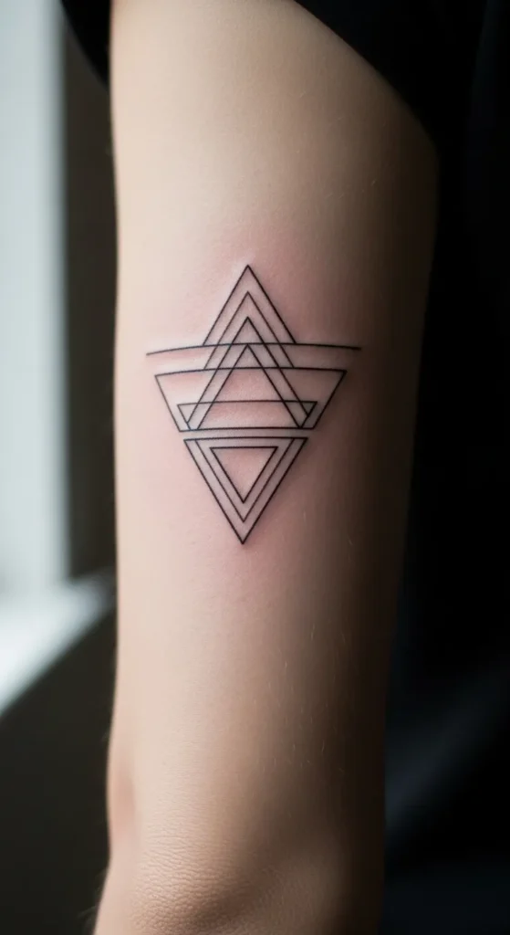 Triangle Stack Armband