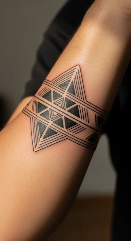 Triangle and Line Combo