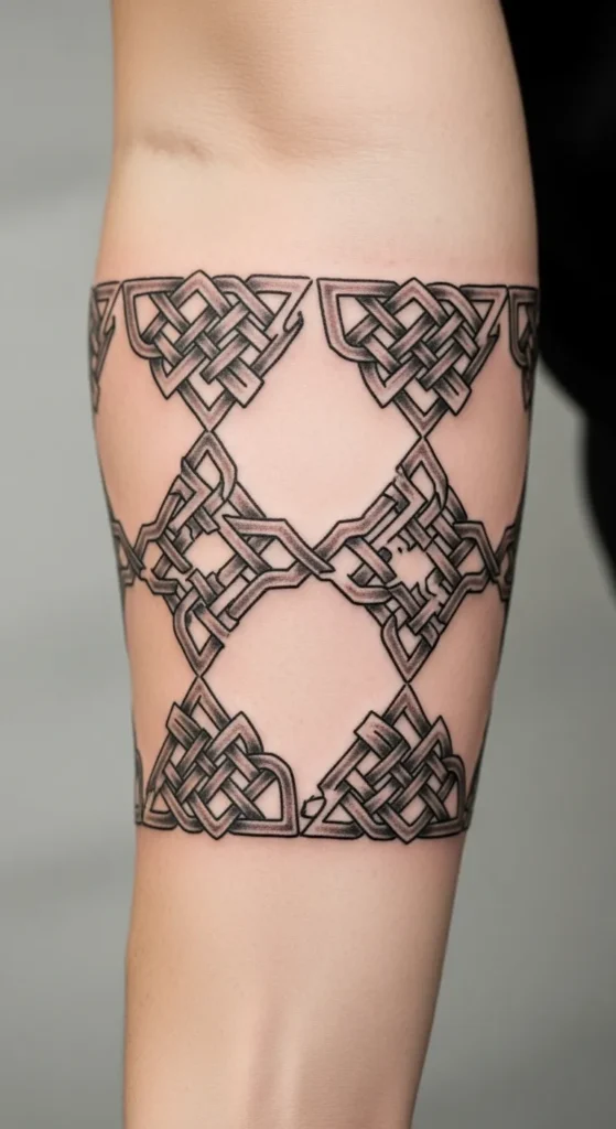 Triangular Knot Pattern
