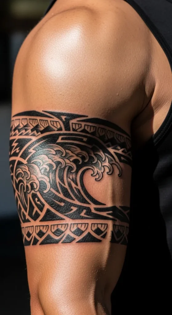 Tribal Wave Armband