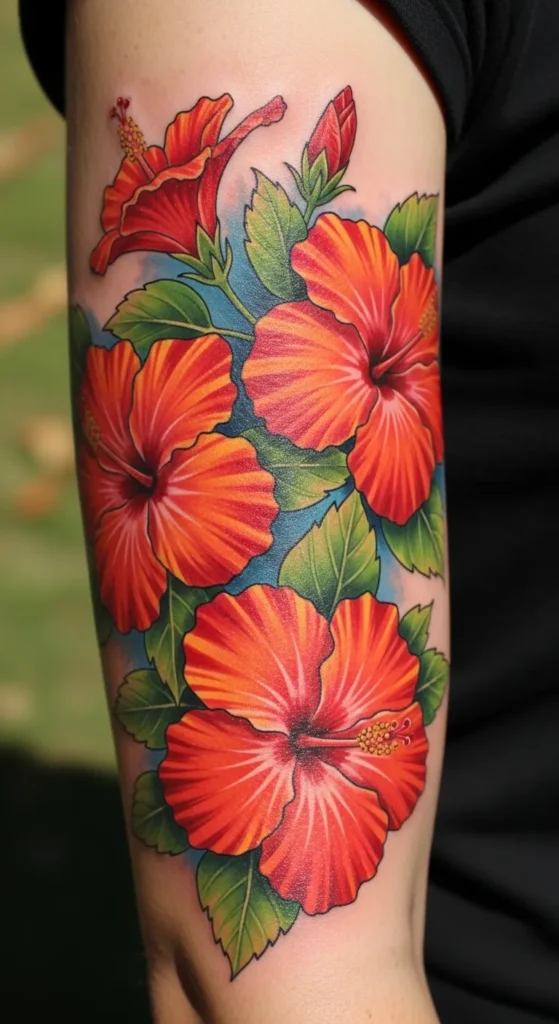 Tropical Hibiscus Loop
