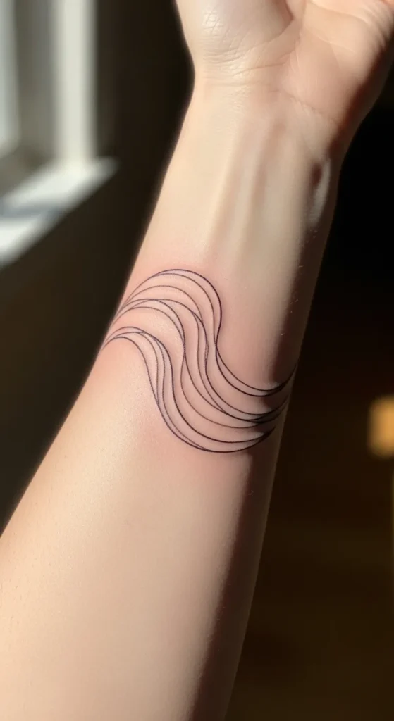 Wave Line Armband