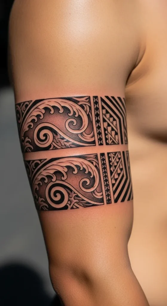 Wave Motif Wrap