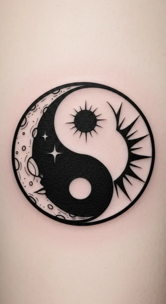  Yin Yang Sun Moon Symbol