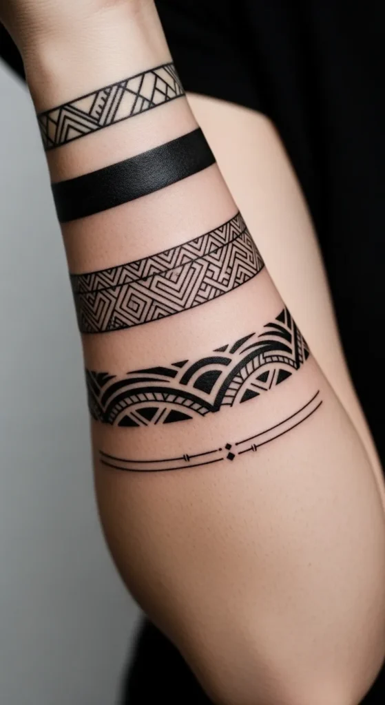 22 Bold arm band tattoo designs for Strong and Stylish Body Art Ideas
