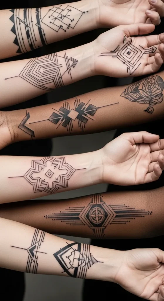 forearm armband tattoo