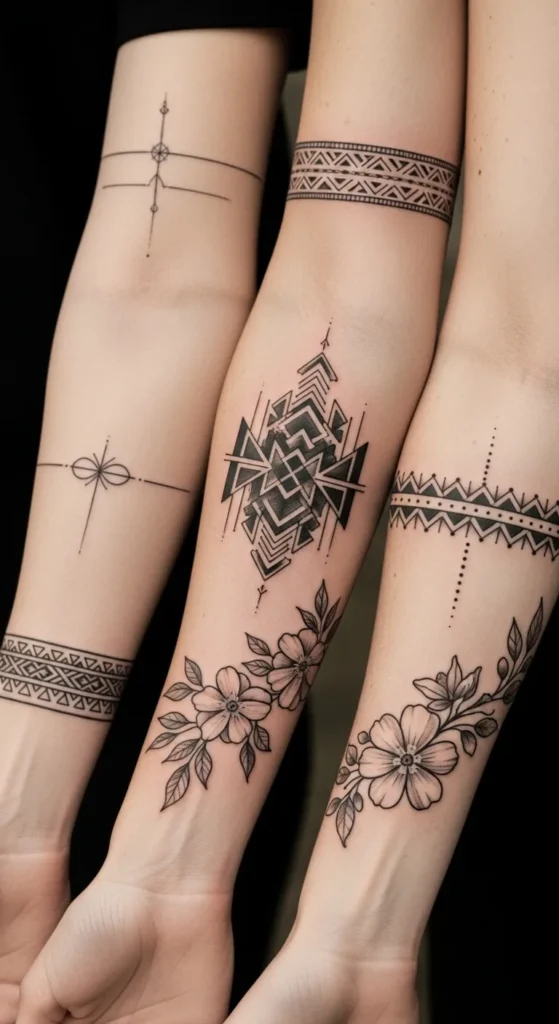 forearm band tattoo designs