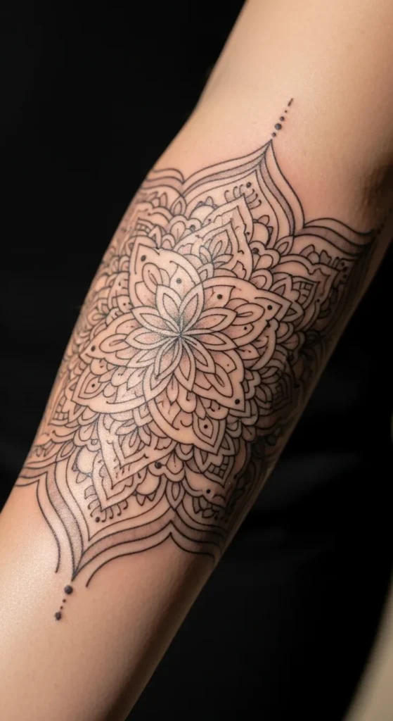 mandala armband tattoo