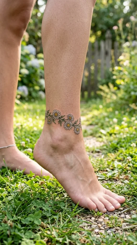 Daisy Chain Ankle Band