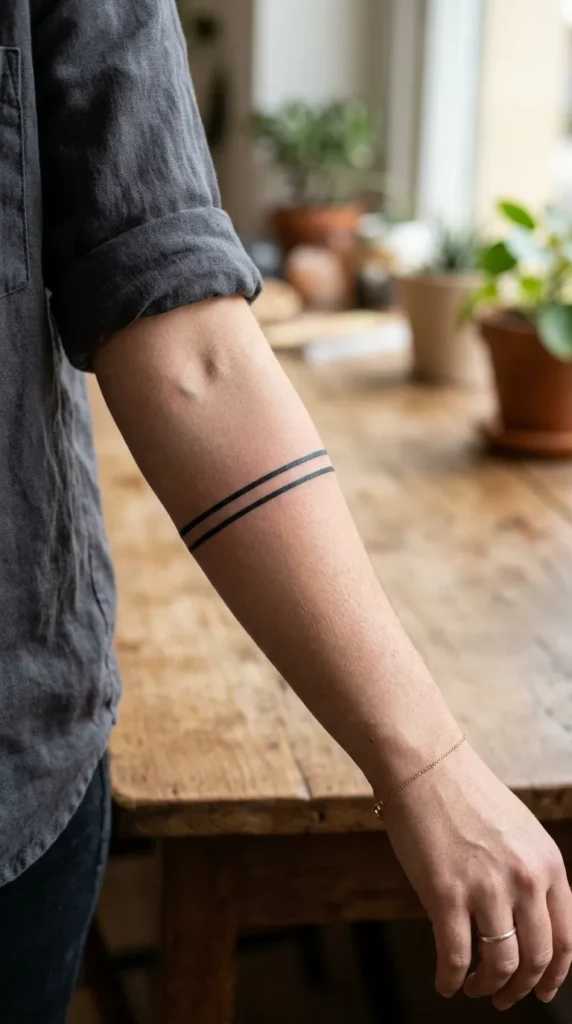 Double Line Armband