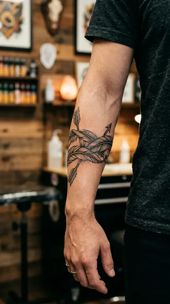 Feather and Arrow Combo Band