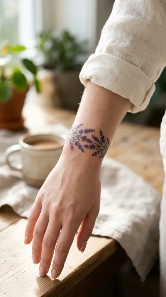 Lavender Wrap Bracelet