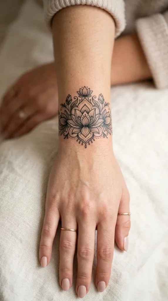  Lotus Wrist Circle