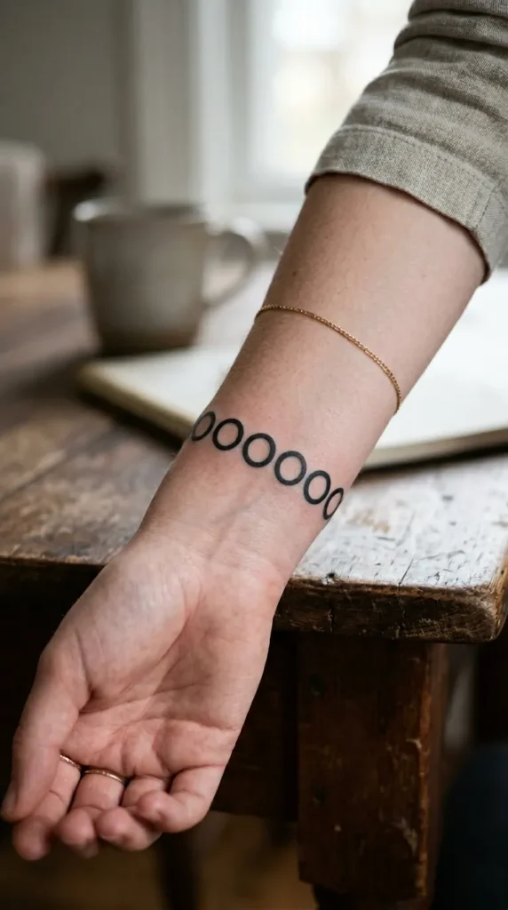 Minimal Circle Chain Band