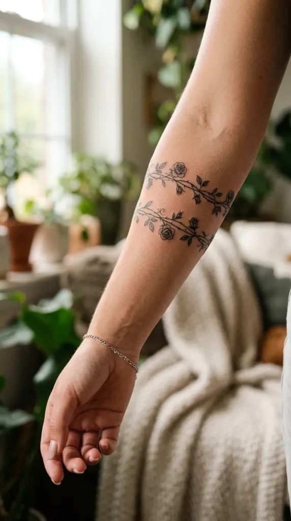 Rose Vine Double Band