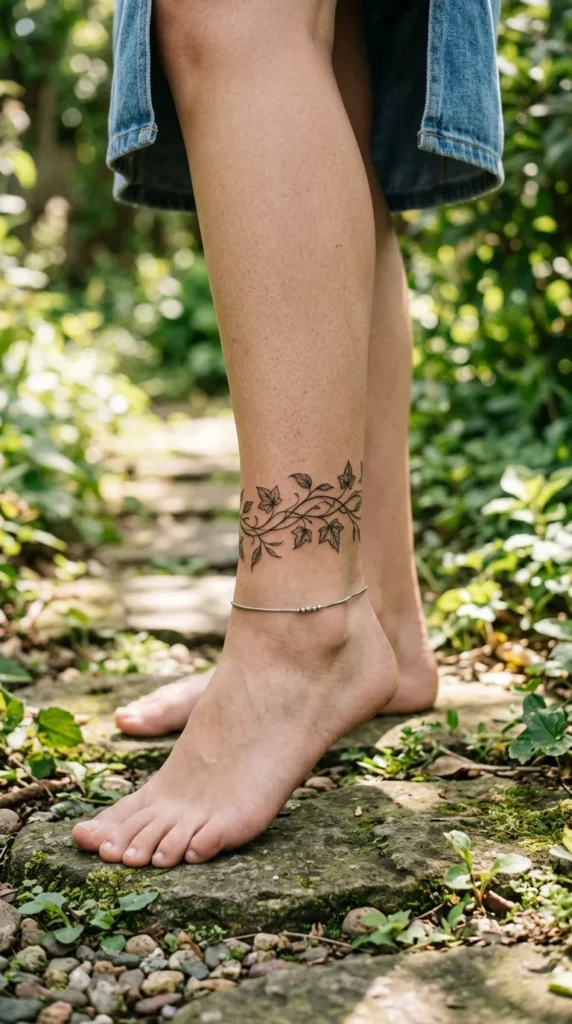 Vine and Leaf Wrap Band