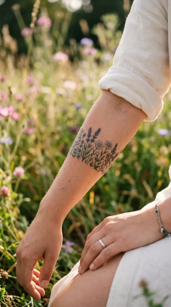 Wildflower Forearm Wrap