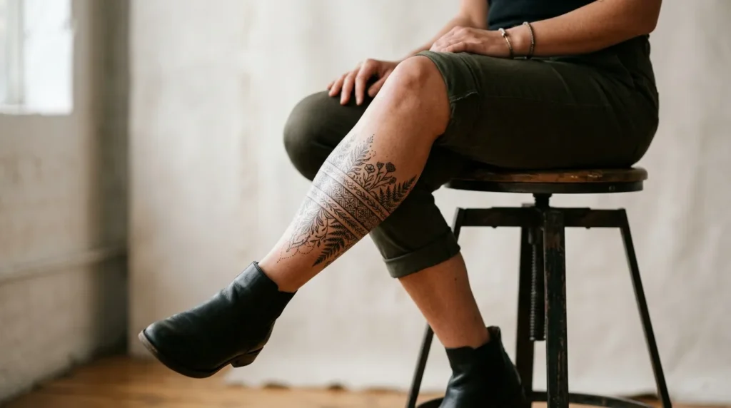 21 Trendy leg band tattoo designs for Sleek and Stylish Placement Inspiration