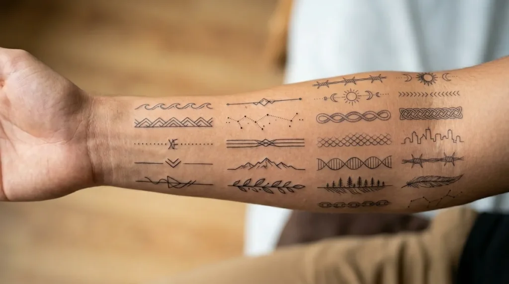 27 Simple Minimalist Band Tattoo Designs for Subtle and Timeless Body Art