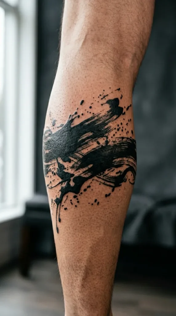 Abstract Brushstroke Band