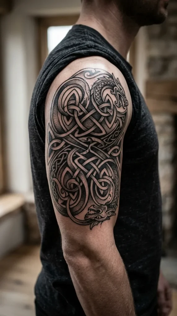 Dragon Interwoven Band