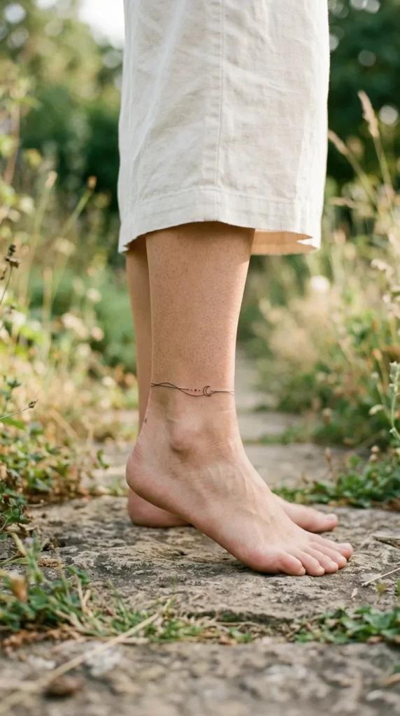  Fine Line Ankle Band