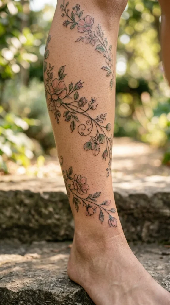 Floral Vine Wrap Band